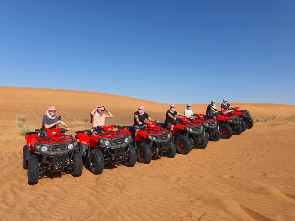 ATV quad bike rides in desert safari 2021