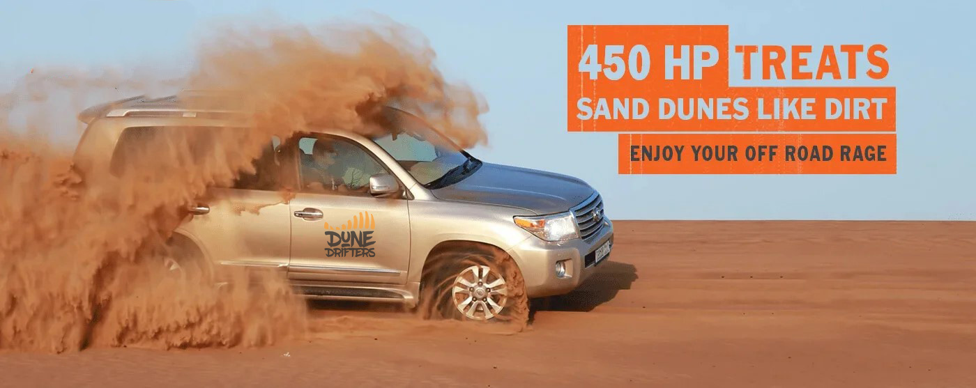 Dubai Desert safari 4WD 4X4 in Dune Bashing Action 2023